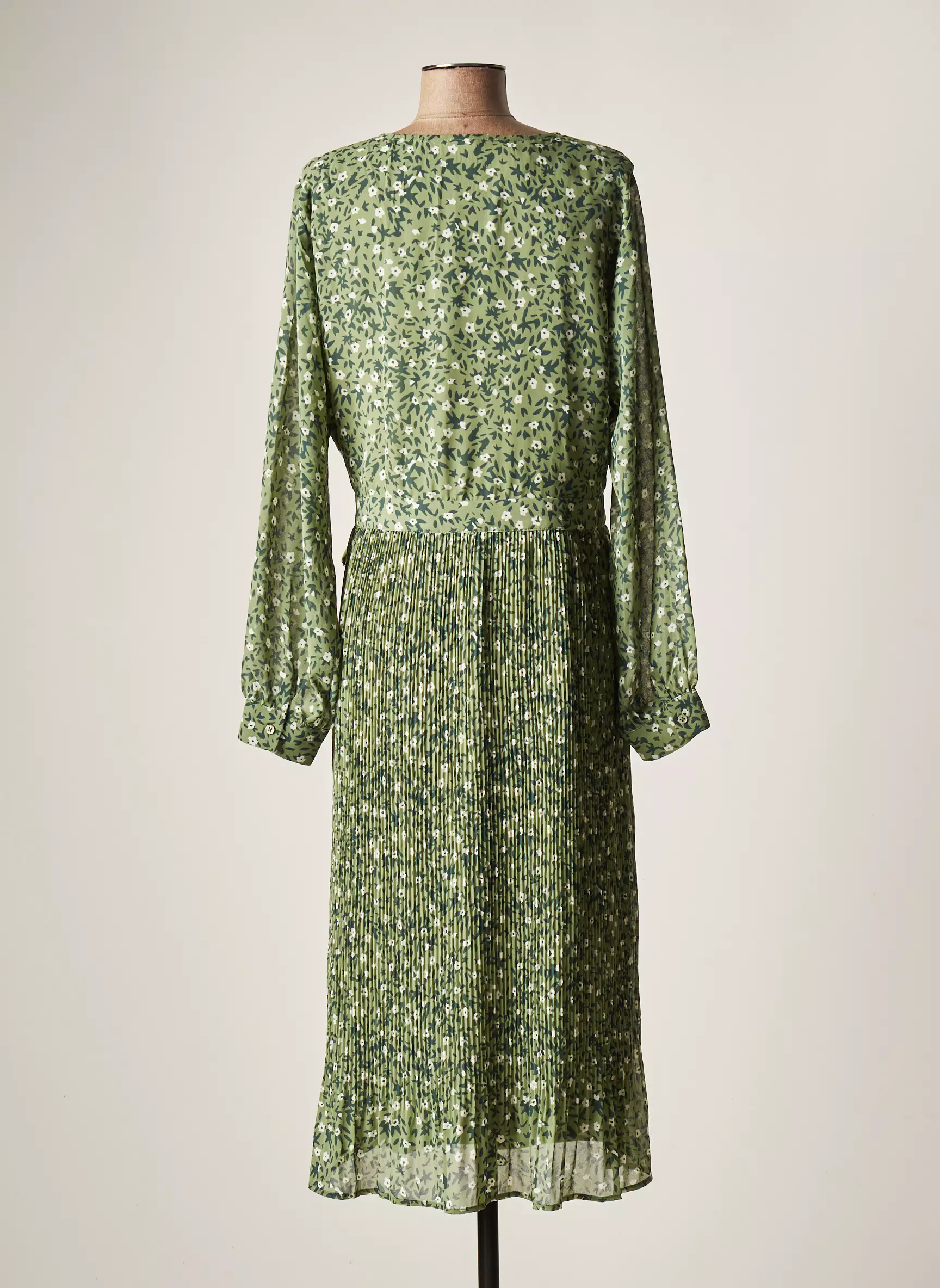 Salsa Robes Mi Longues Femme couleur vert
