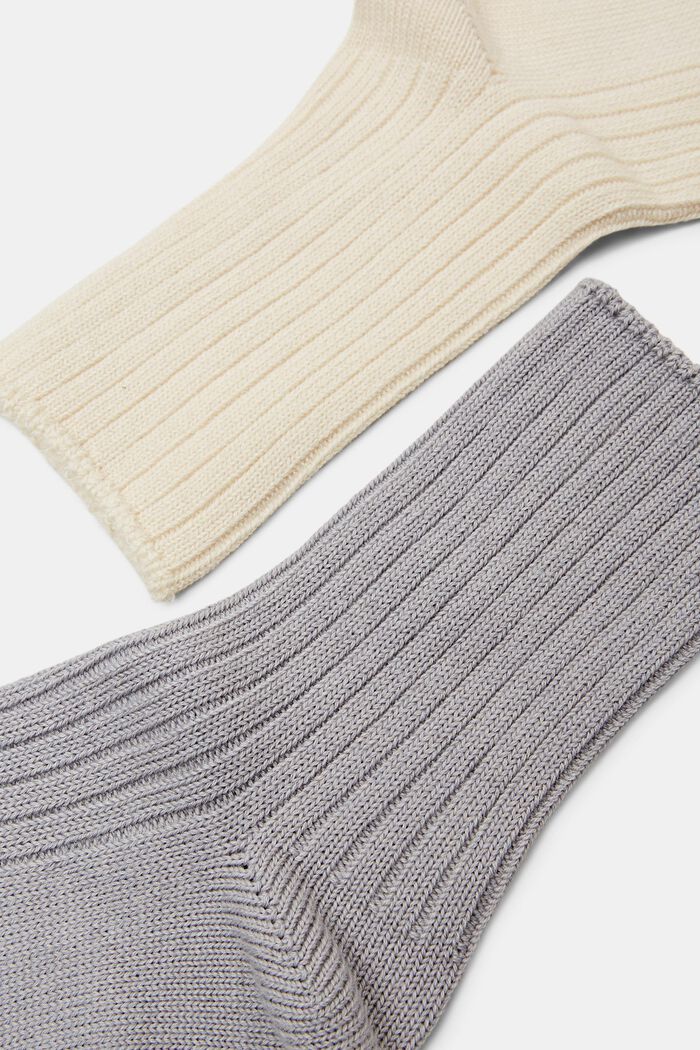 2er-Set Rippstricksocken