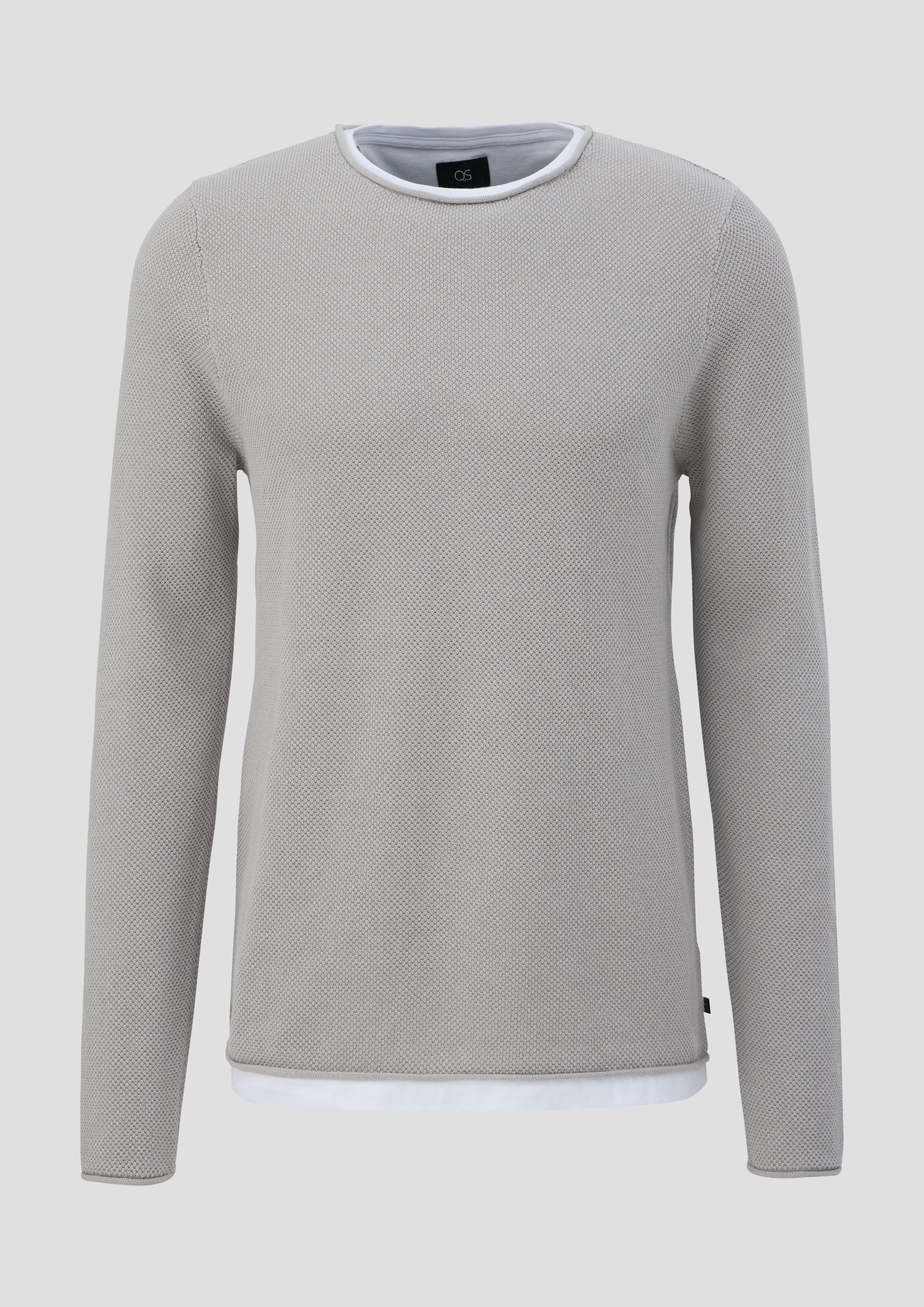 Strickpullover in Layering-Optik  2144399-9137