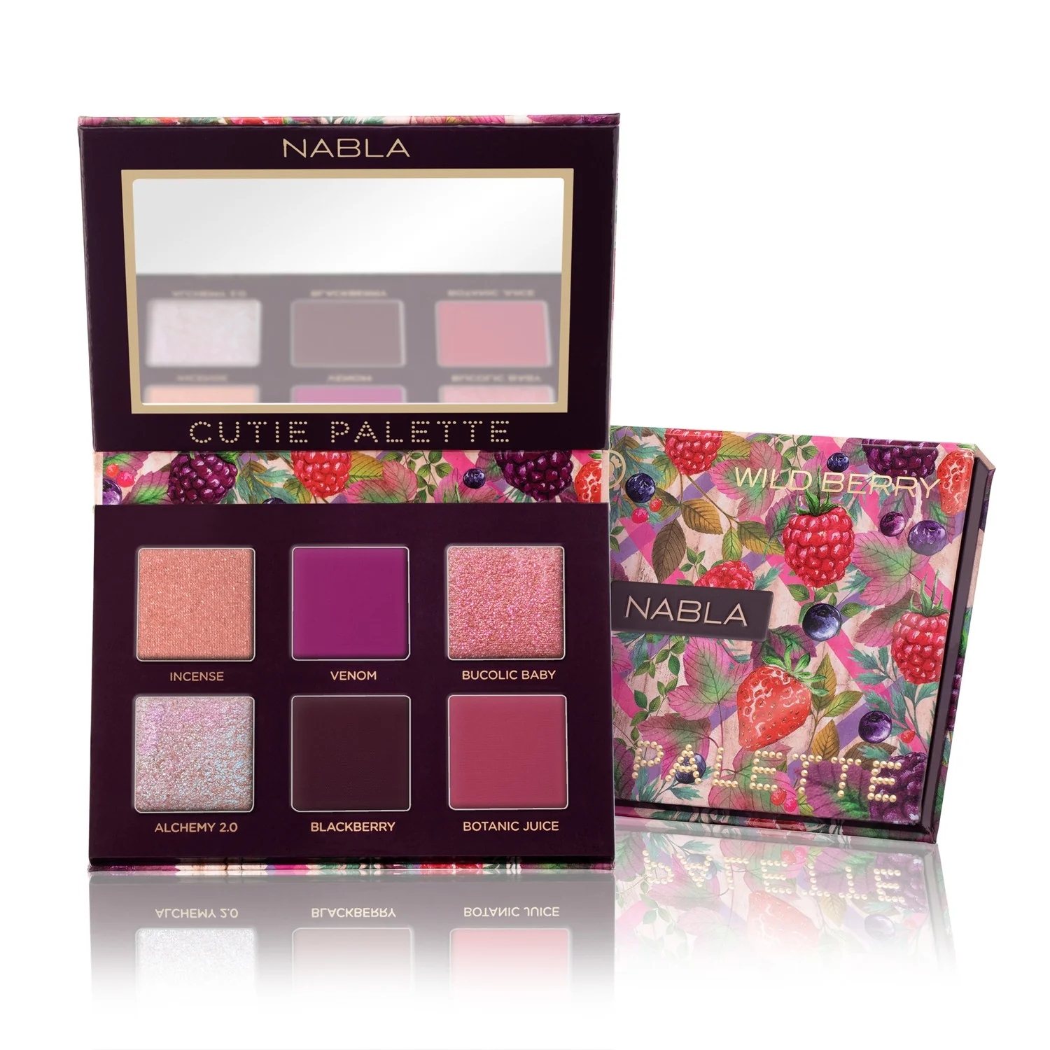 Wild Berry Eyes Cutie Palette - Luomiväripaletti, Kompakti Luomiväri