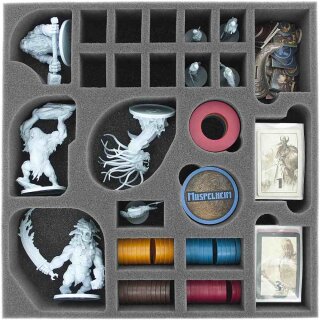 Feldherr Schaumstoff-Set für Blood Rage Brettspielbox