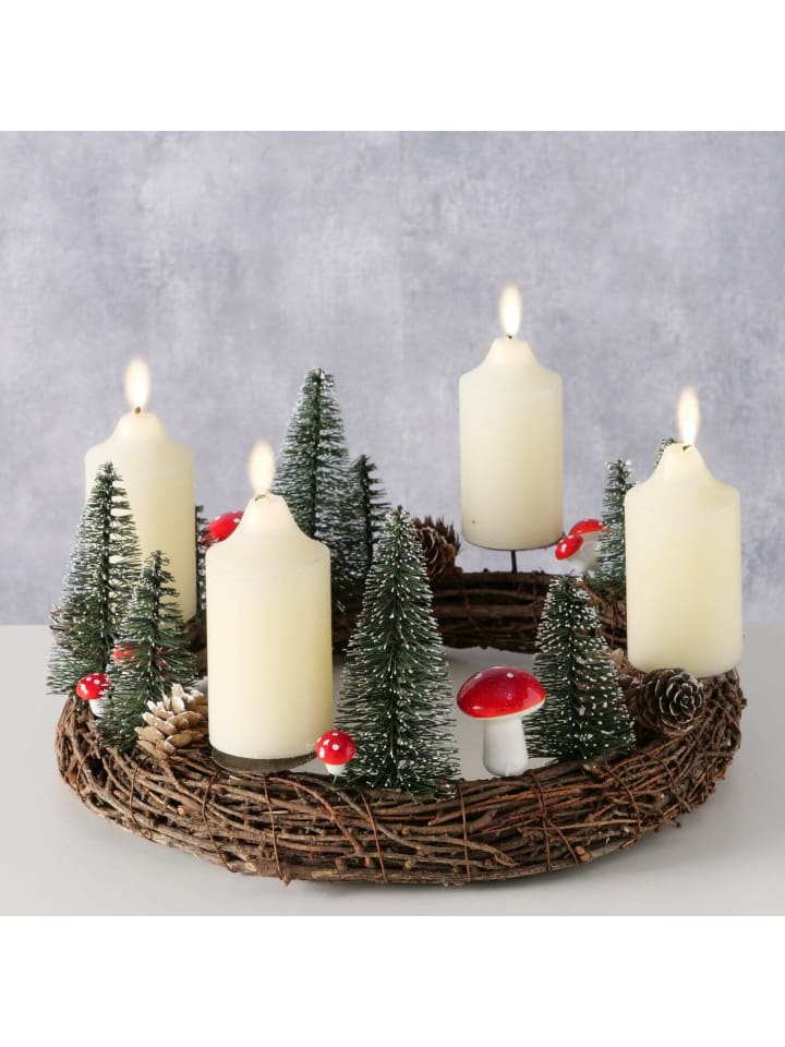 Boltze Adventskranz in mehrfarben günstig kaufen onesize