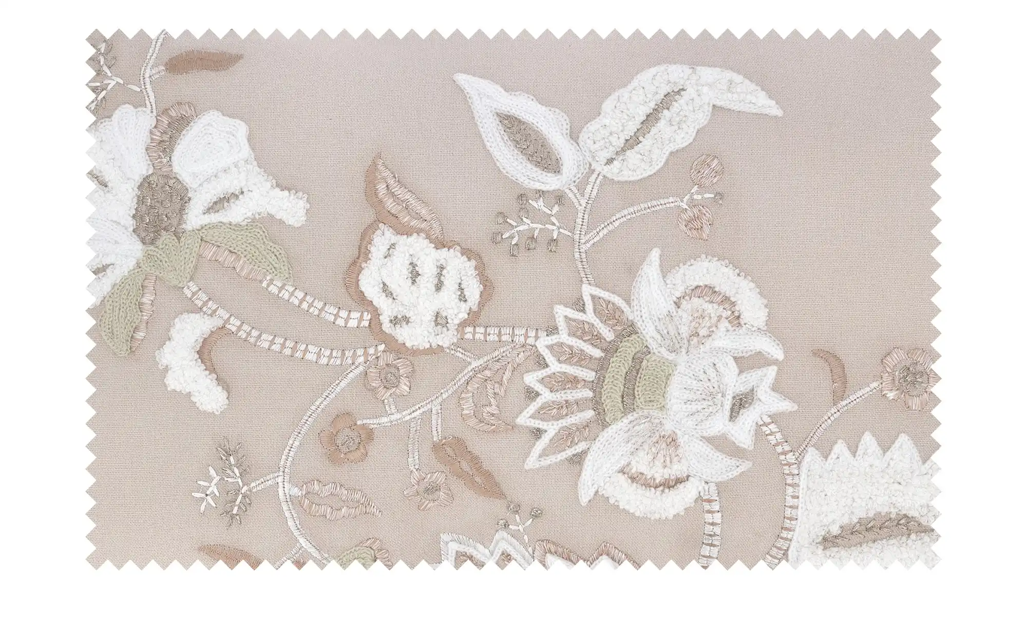 como Kissen Floral bestickt