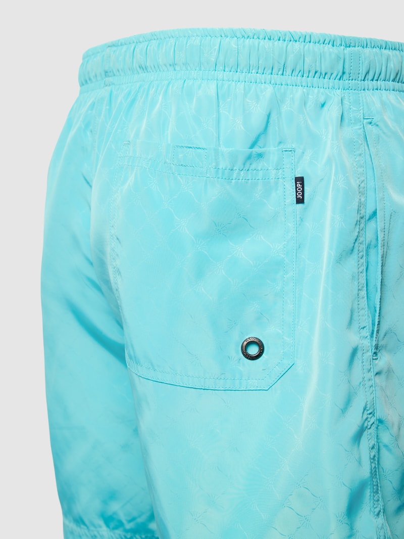Badehose mit elastischem Bund in türkis