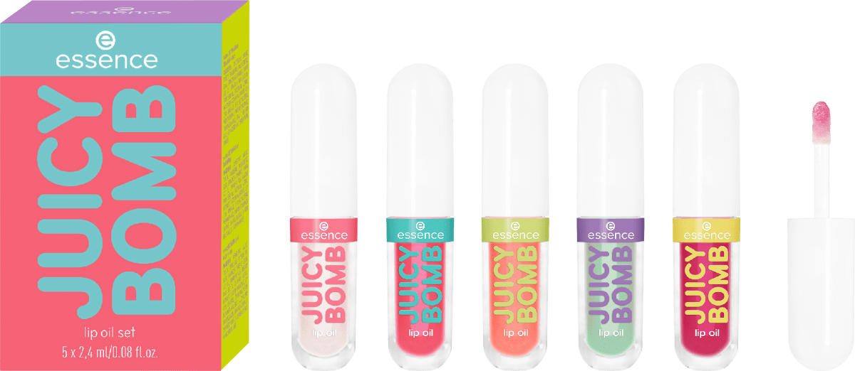 Lippenöl Juicy Bomb Set 5tlg 01 Glossy Days Ahead!, 1 St