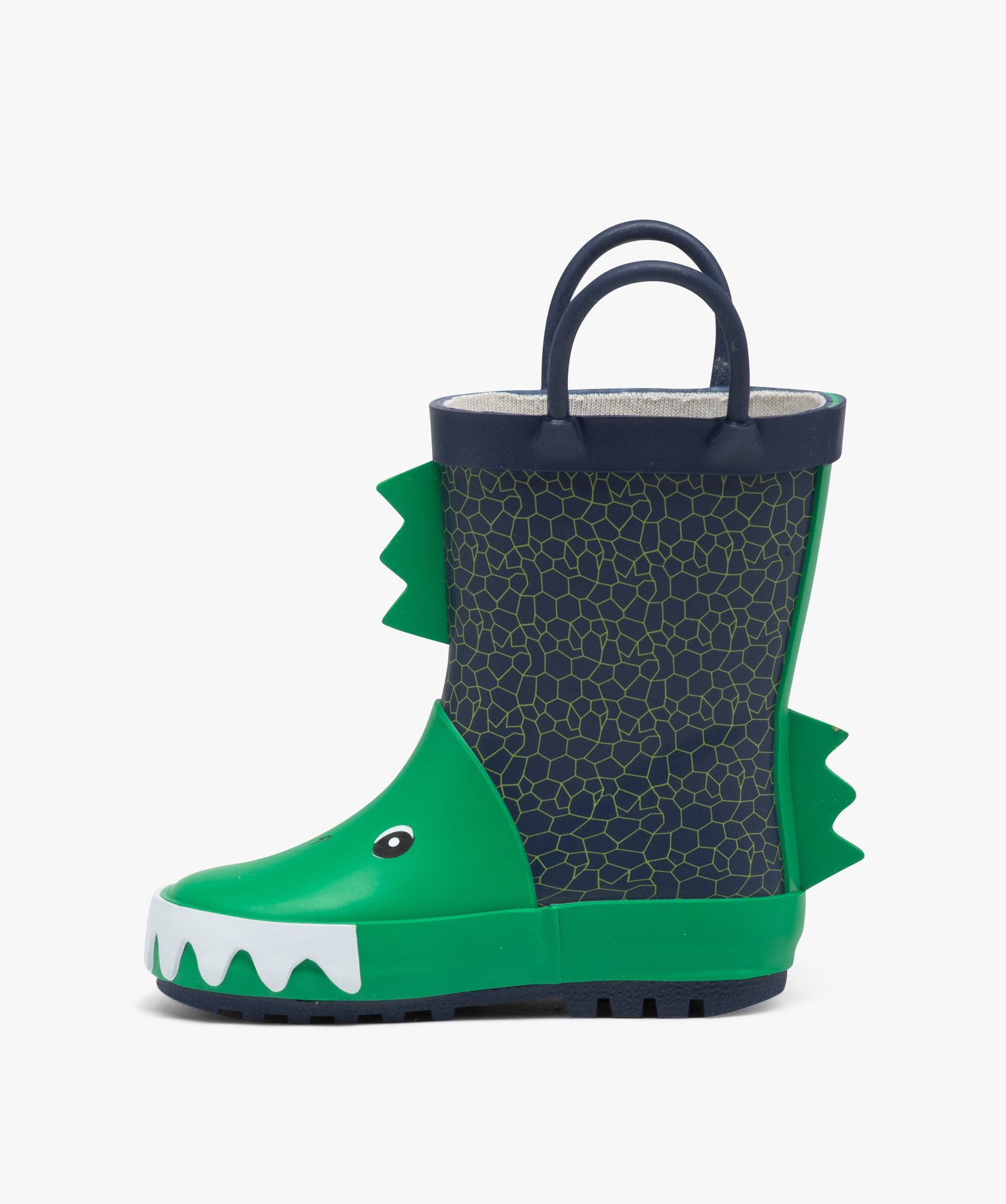 Bottes de pluie bébé Garçon en caoutchouc avec motifs et ... bleu | GEMO