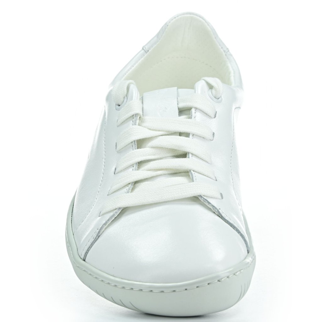 Aylla Shoes KECK weiß L auf weißer Sohle Barfuß-Halbschuhe