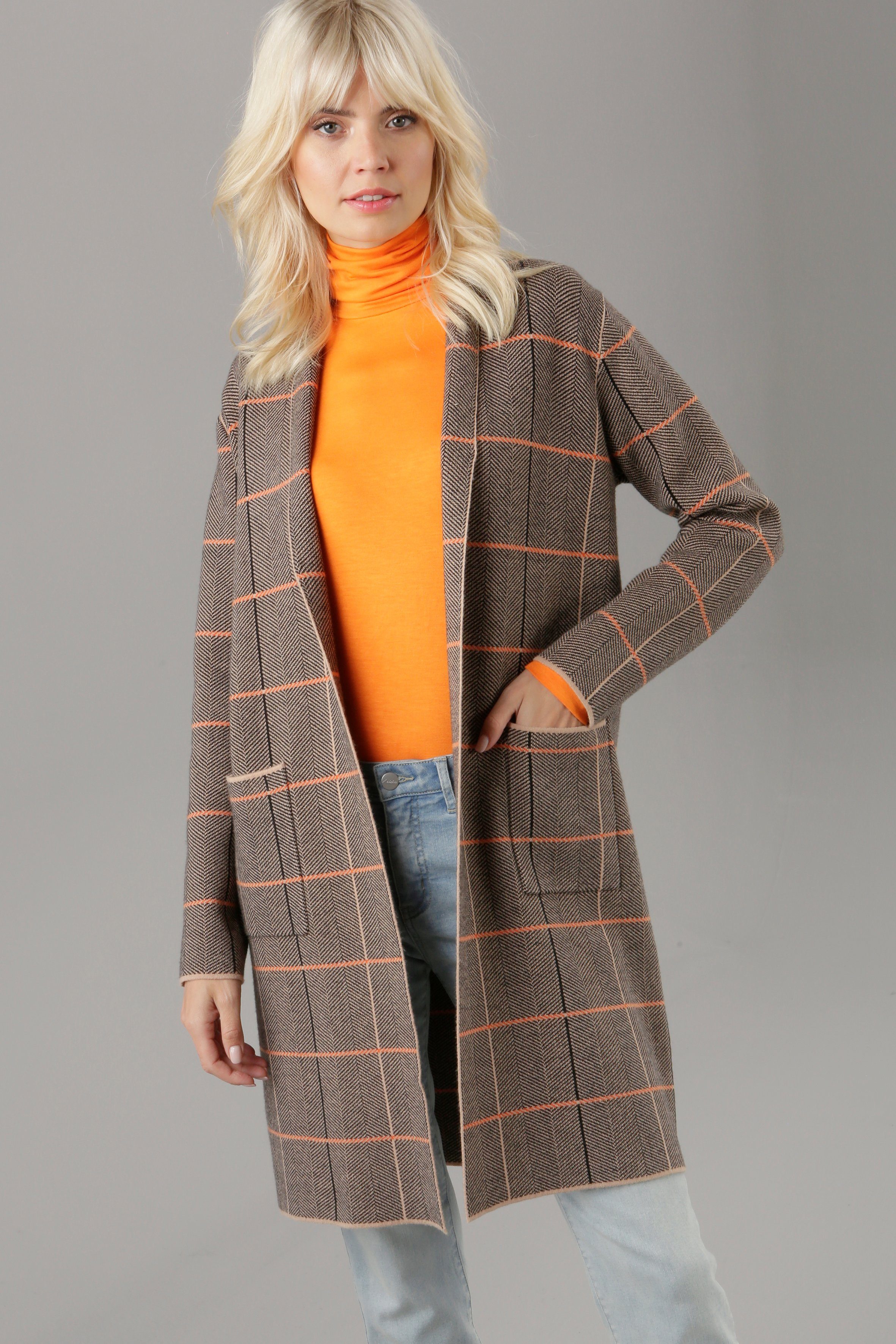Aniston SELECTED Longblazer aus weicher Feinstrick-Qualität