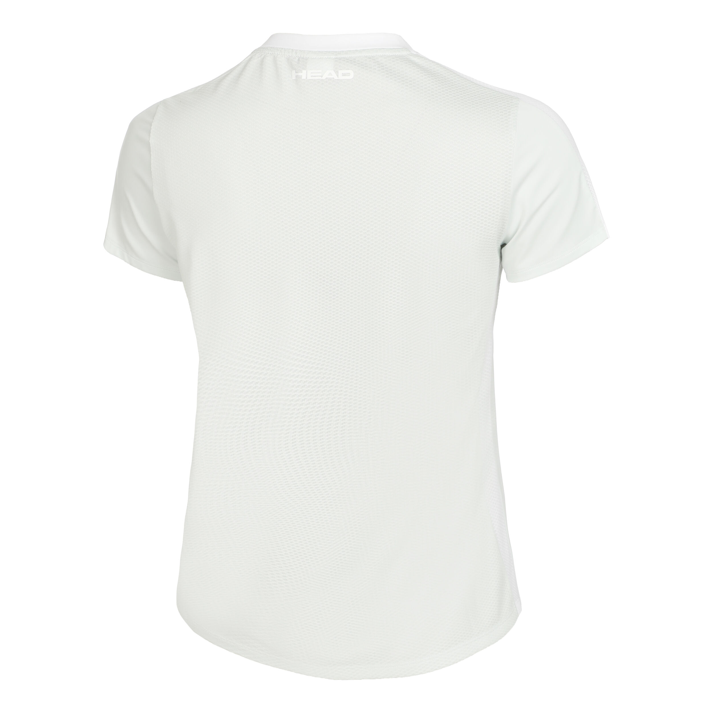 Tie-Break T-Shirt Damen - Hellgrau, Weiß