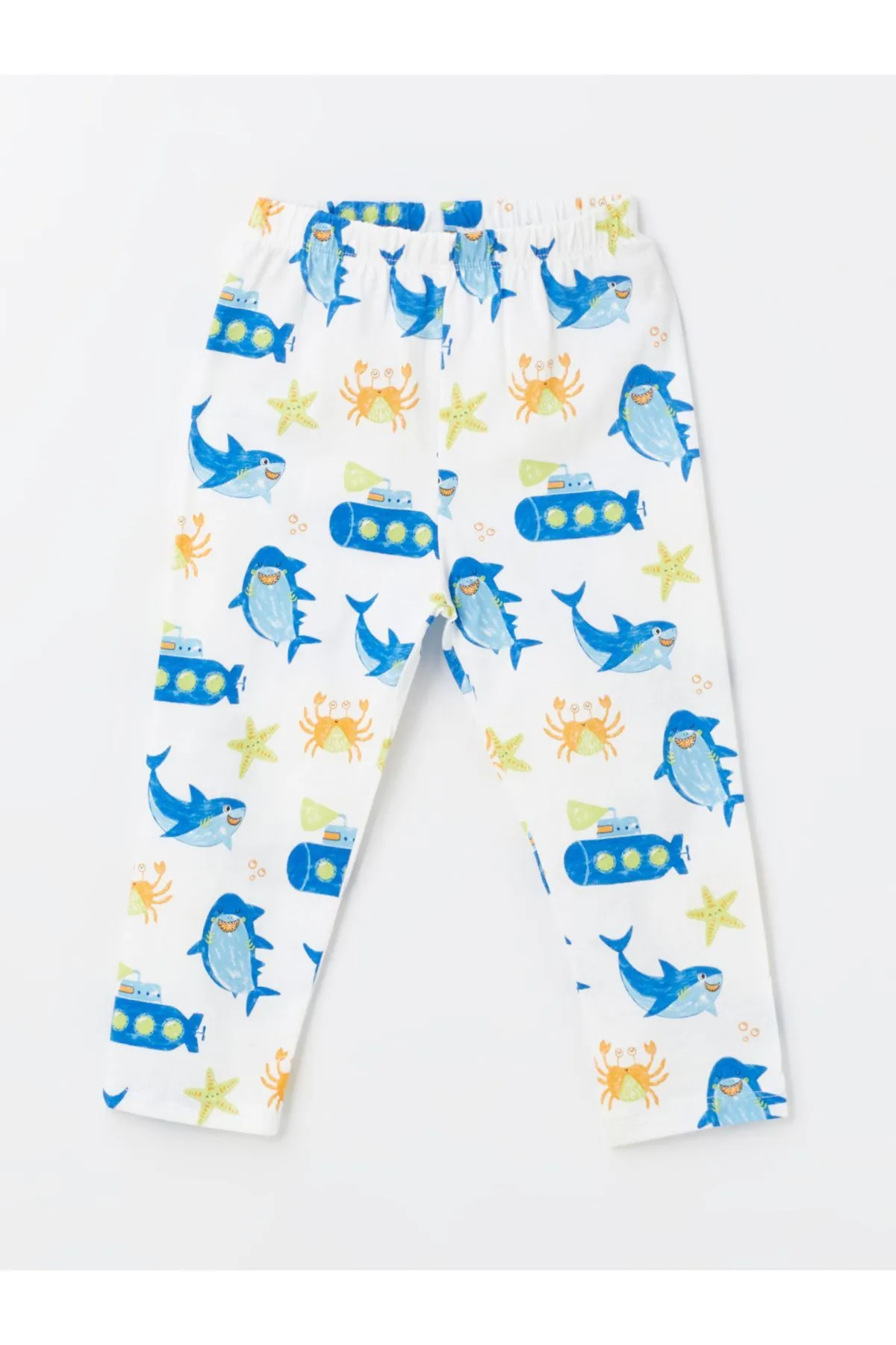 LC Waikiki  Kurzarm-Pyjama-Set für Jungen mit Polokragen und Bedruckung