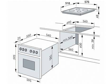 Amica Elektro-Herd-Set EHC 12557, RapidWarmUp-Funktion