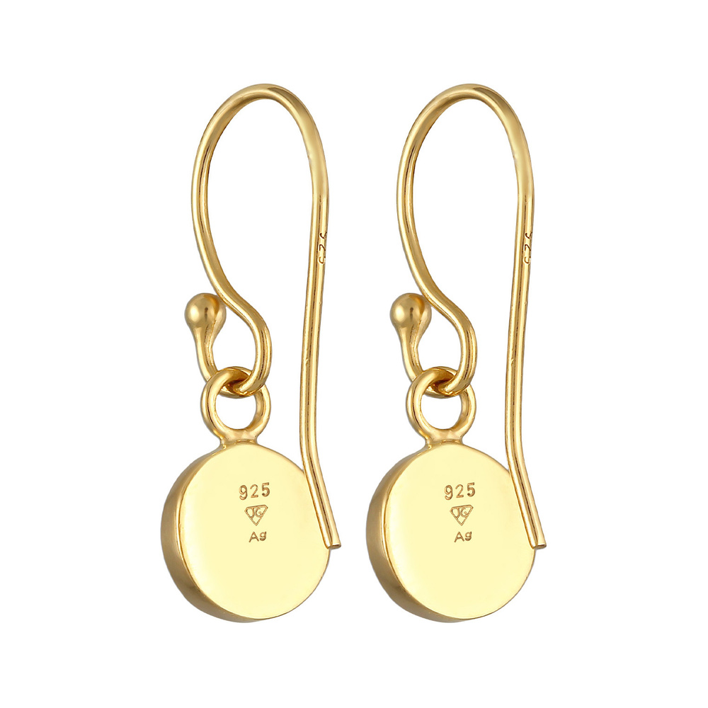 Elli PREMIUM Elli PREMIUM Boucles d'Oreilles Femmes Pendentif d'oreilles Basique Rond avec Gre Boucles d'oreilles