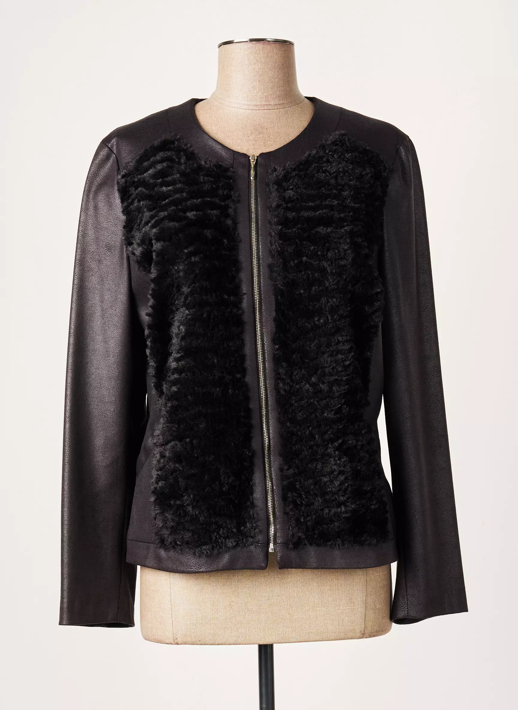 Gd Vestecasual Femme couleur noir