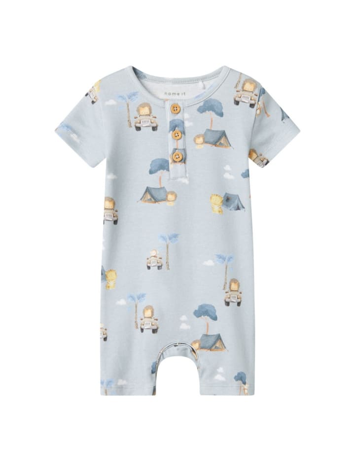 name it Baby Sommeroverall in Hellblau günstig kaufen