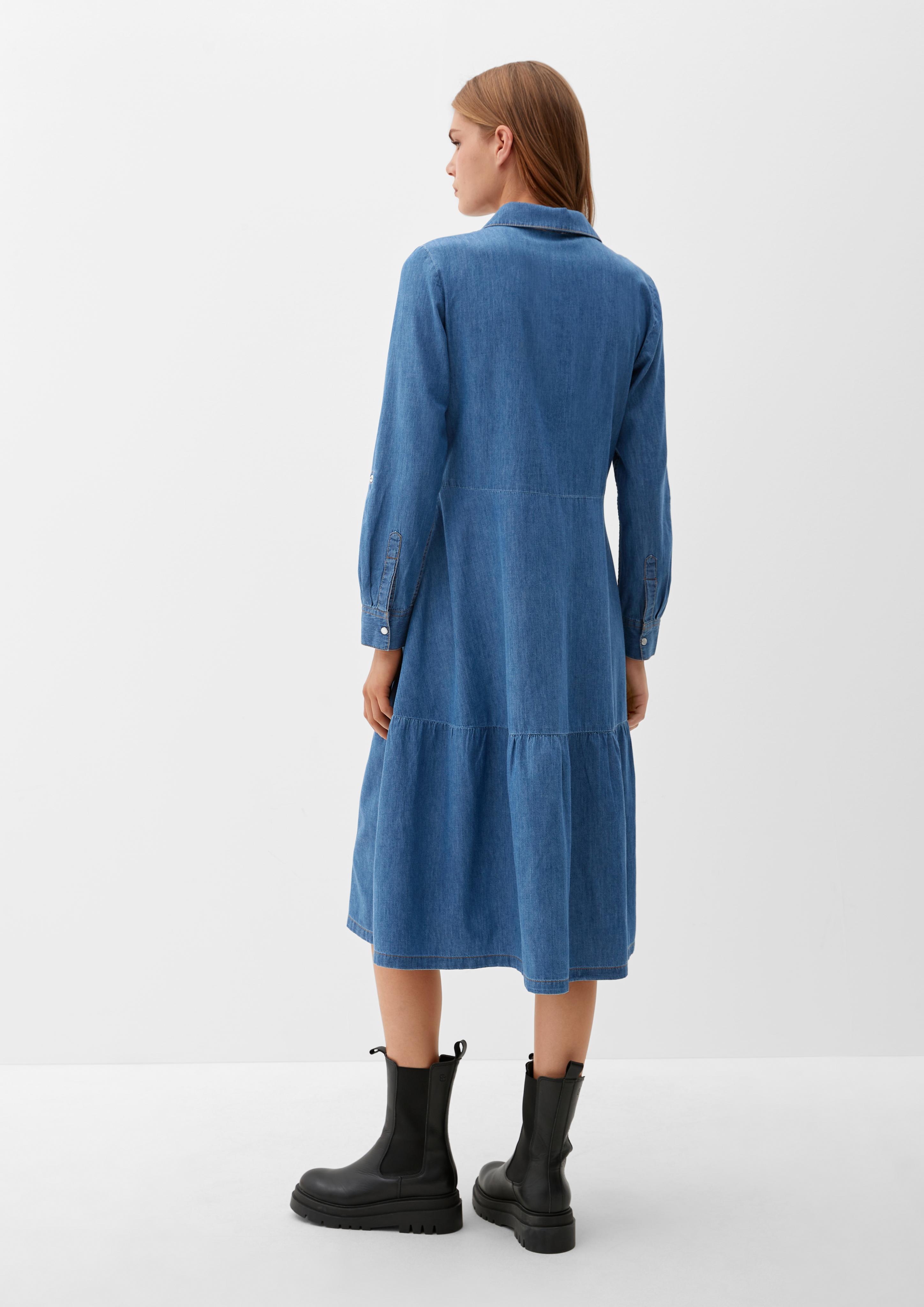 Midikleid aus Chambray  2126206-54Y4