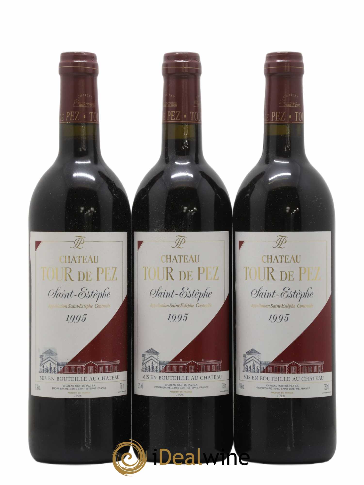 Château Tour de Pez Cru Bourgeois  1995 - Lot de 12 Bouteilles