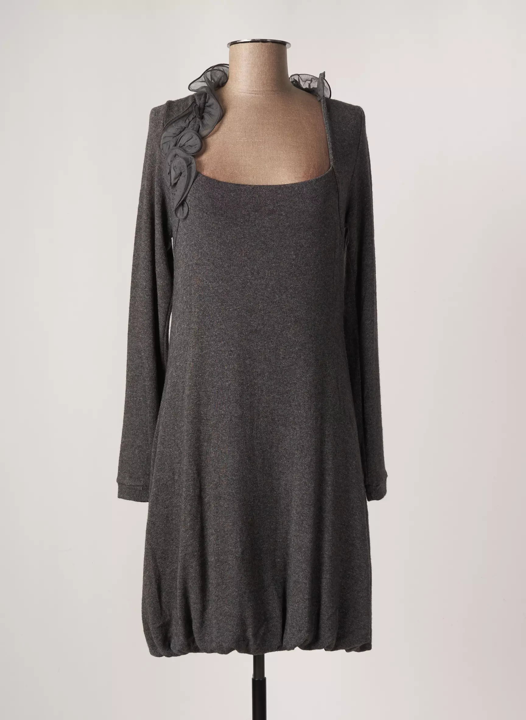 La Fee Maraboutee Robes Mi Longues Femme couleur gris