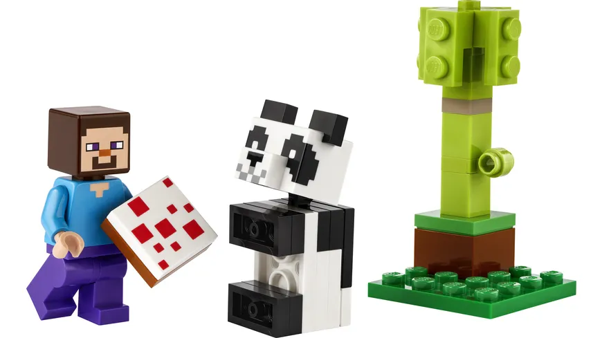 LEGO Minecraft 30672 Steve mit Baby-Panda