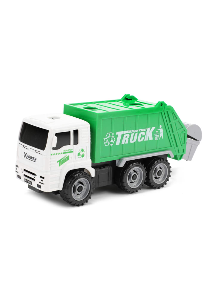 Toi-Toys Spielzeuglastwagen - Müllwagen mit Mülltonnen in mehrfarbig günstig kaufen onesize