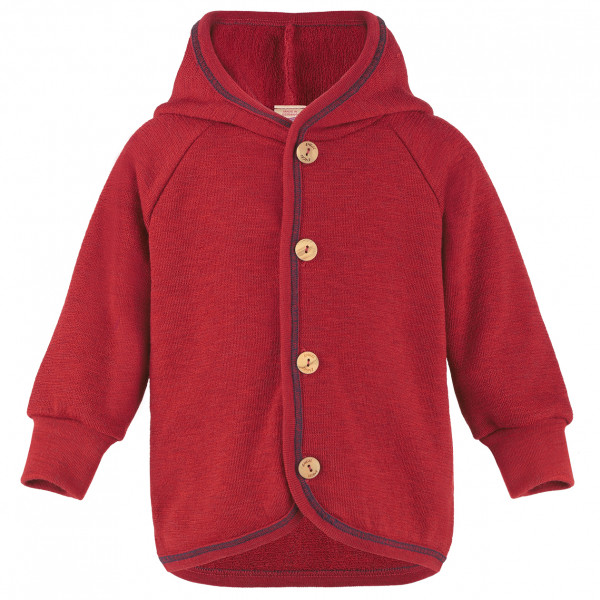 Engel - Baby-Kapuzenjacke mit Holzknöpfen - Freizeitjacke