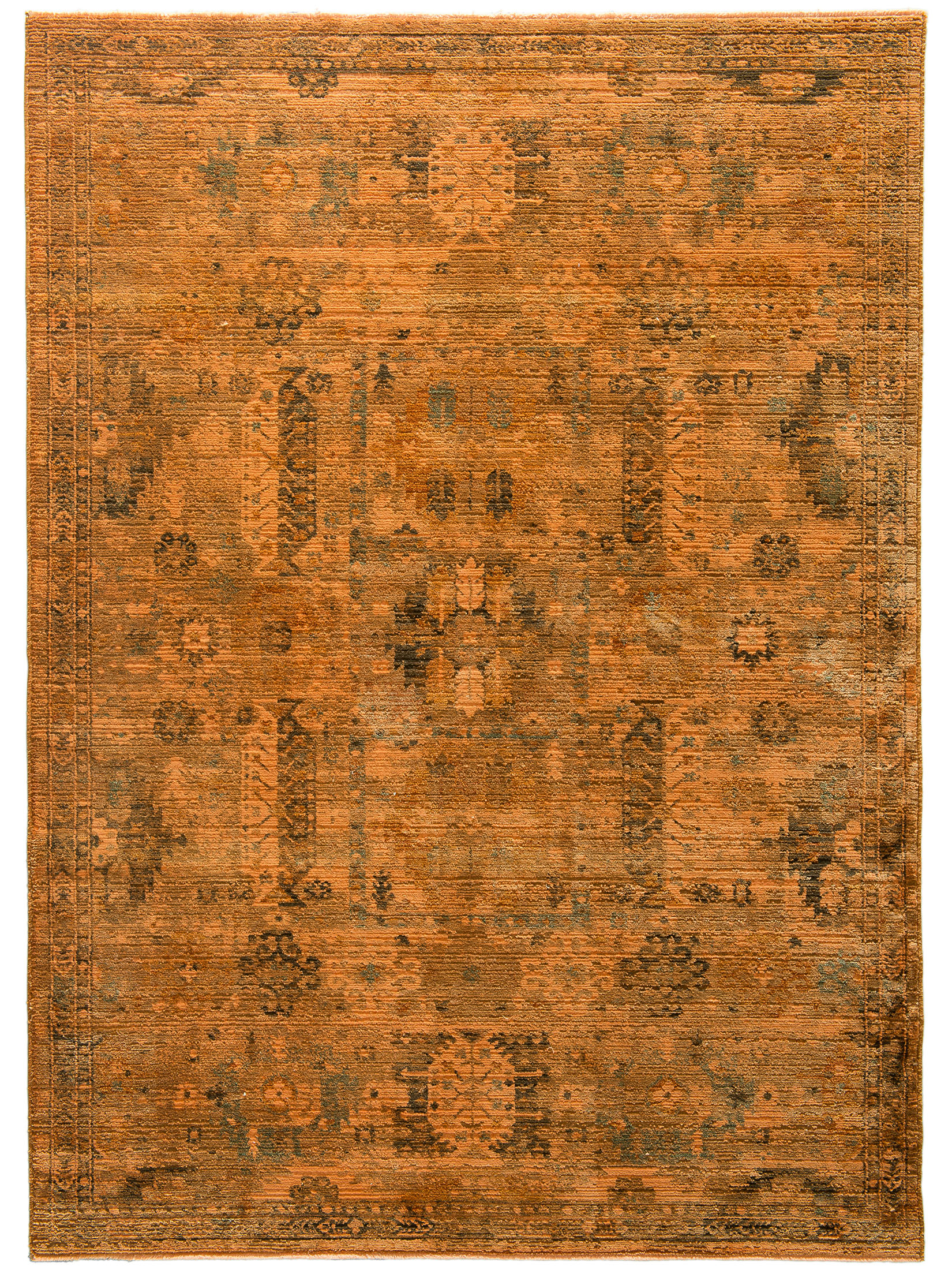 Saldala Vintage-Teppich, Orange