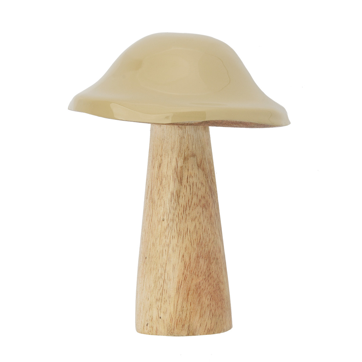 Kleiner Deko-Pilz mit glänzendem Kopf