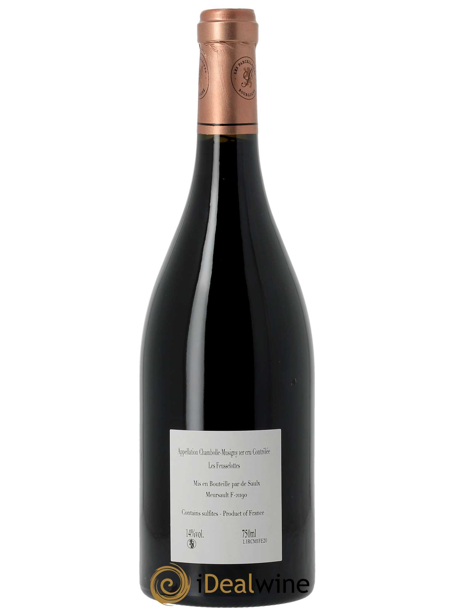 Chambolle-Musigny 1er Cru Les Feusselottes Les Parcellaires de Saulx  2020 - Lot de 1 Bouteille