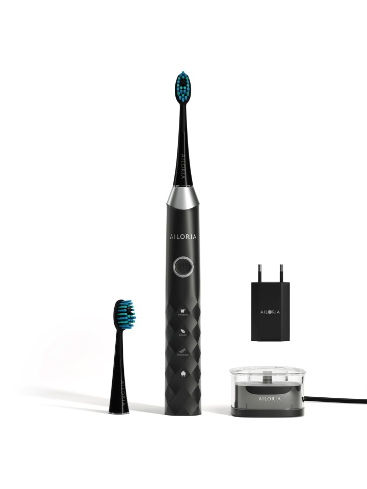 Ailoria SHINE BRIGHT USB-Schallzahnbürste in schwarz günstig kaufen onesize