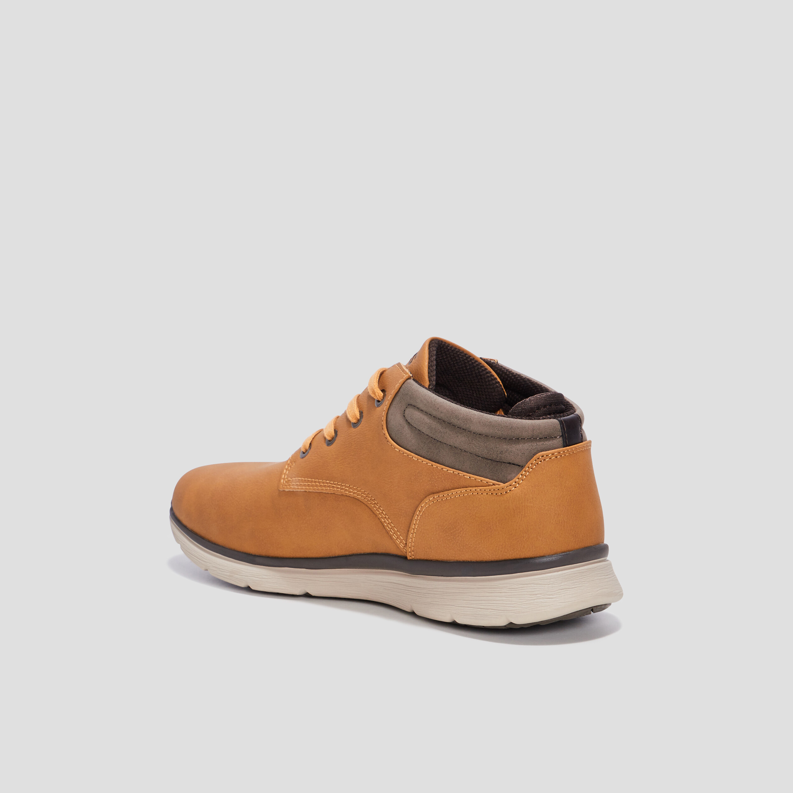 Bottines plates Creeks jaune homme | La Halle