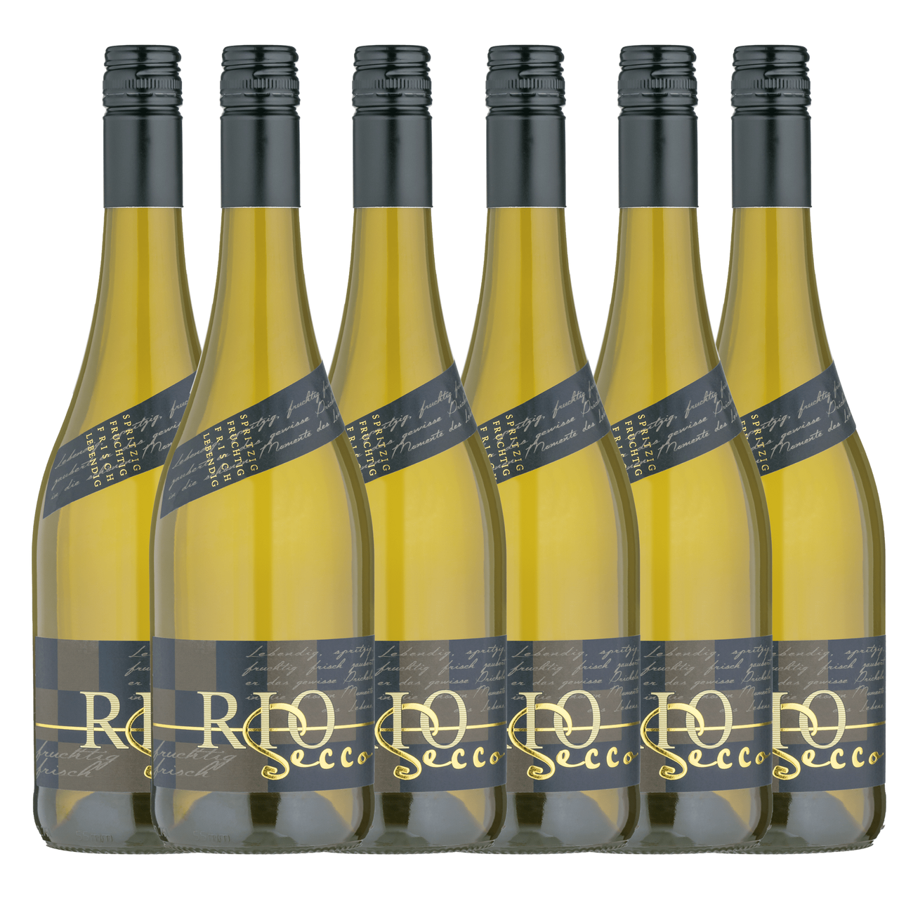 Württembergische WZG Bottwartaler Rio Secco Deutscher Perlwein Weiss 0,75L 6er Karton