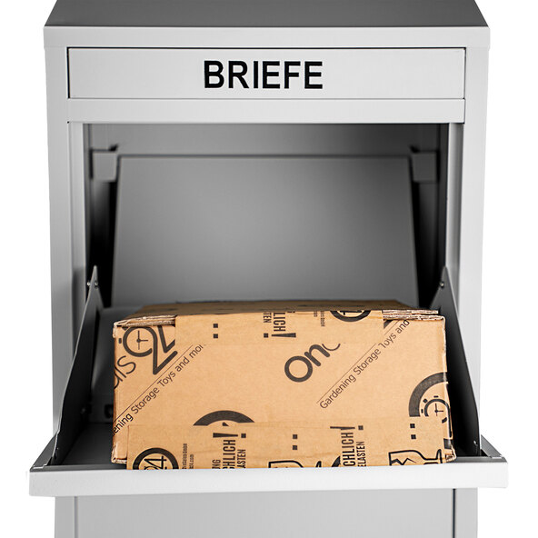 Paketbriefkasten mit Paketsafe, grau