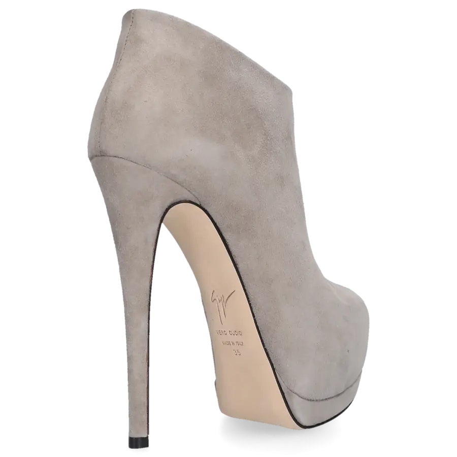 Giuseppe Zanotti - High Heels Stiefeletten - grau