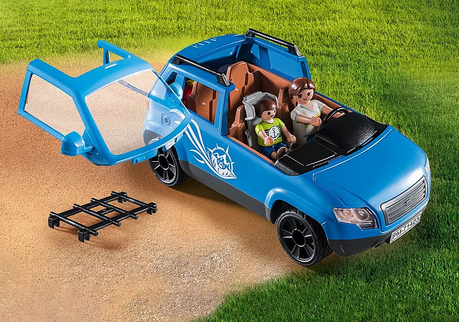 Wohnwagen mit Auto