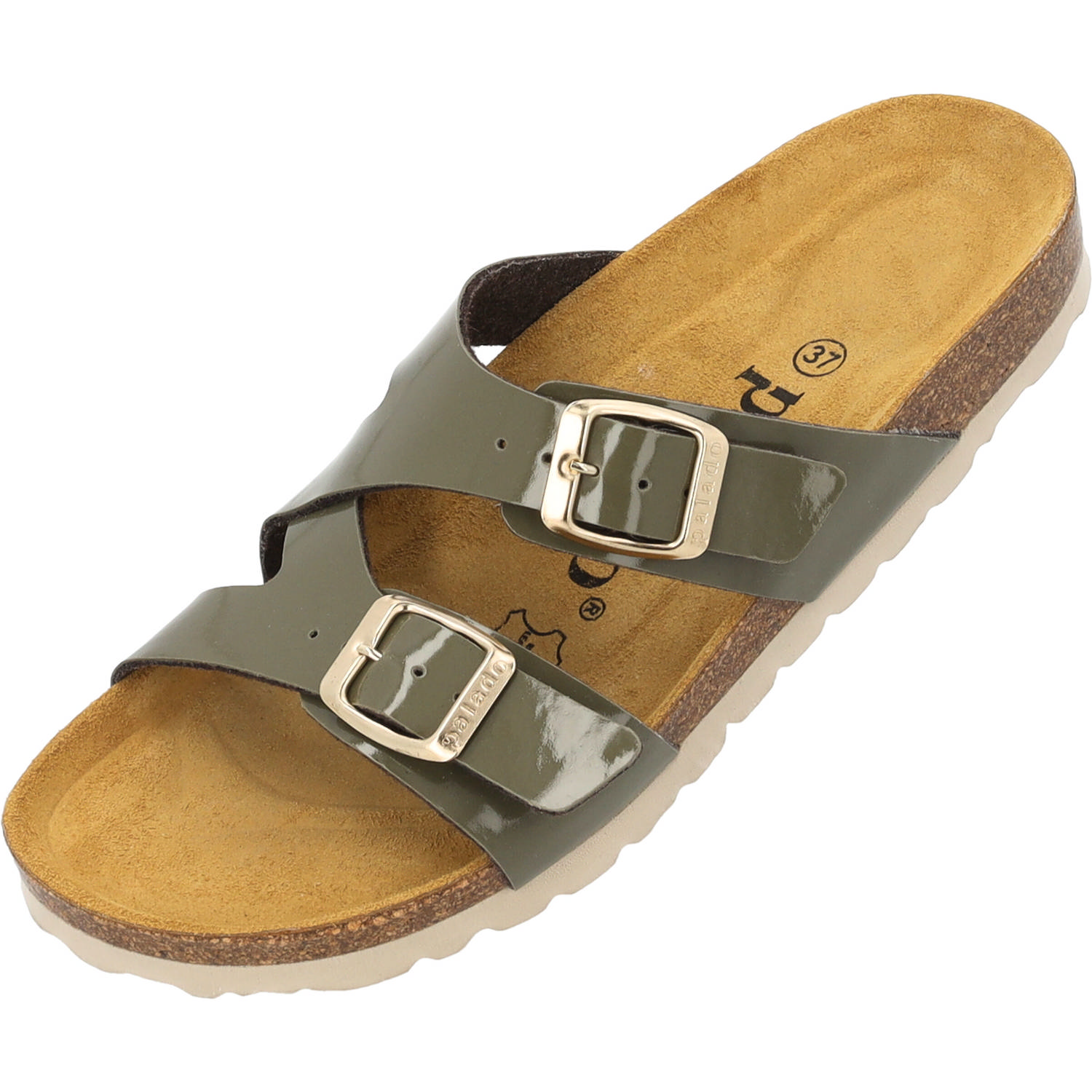 Palado Arrila, Pantoletten, Damen, Khaki Lack