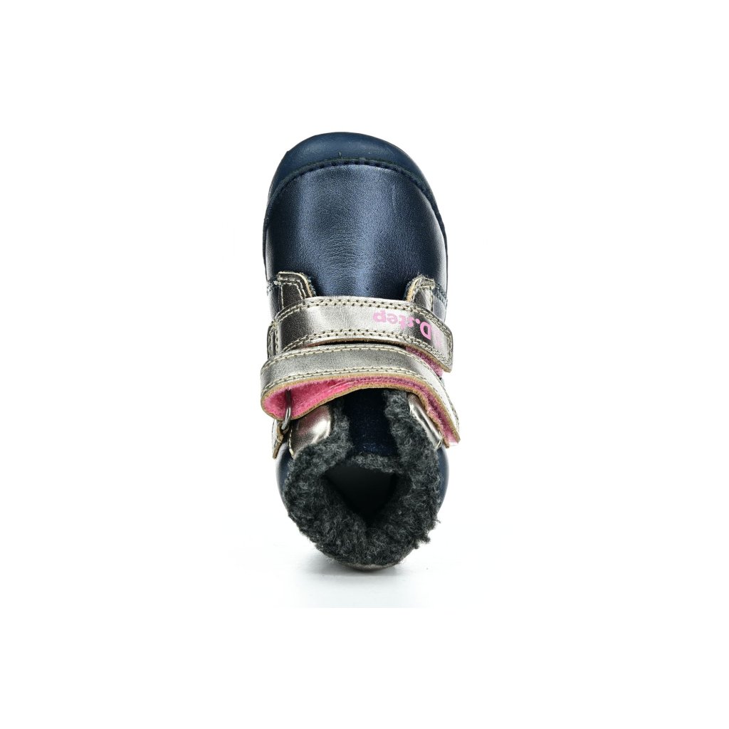 D.D.Step W070-42522 Royal Blue Winterbarfußschuhe
