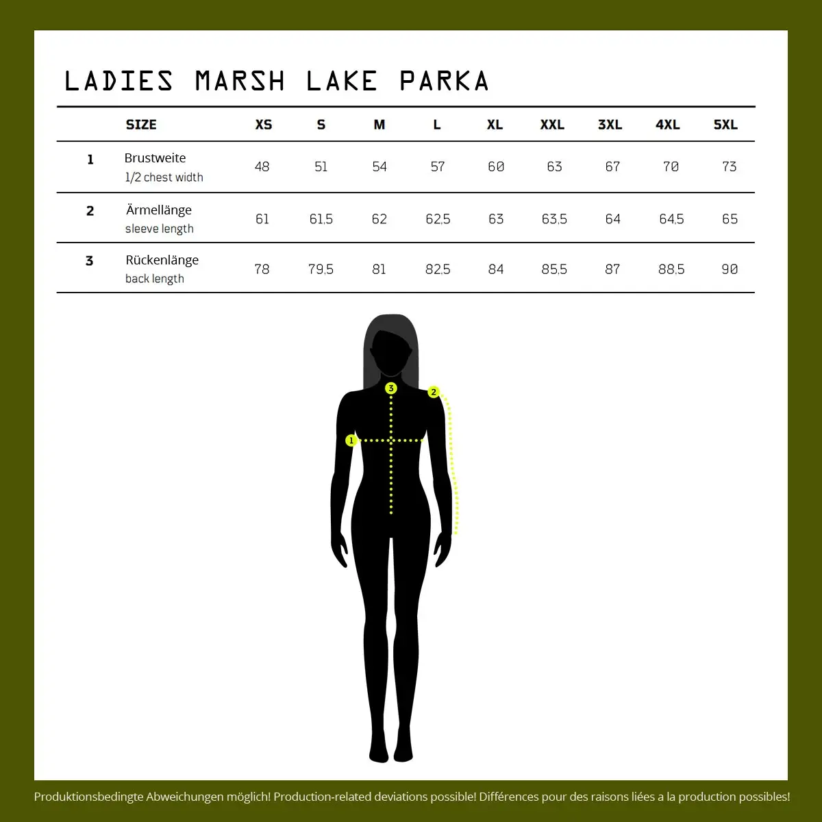 Ladies Marsh Lake Parka oliv