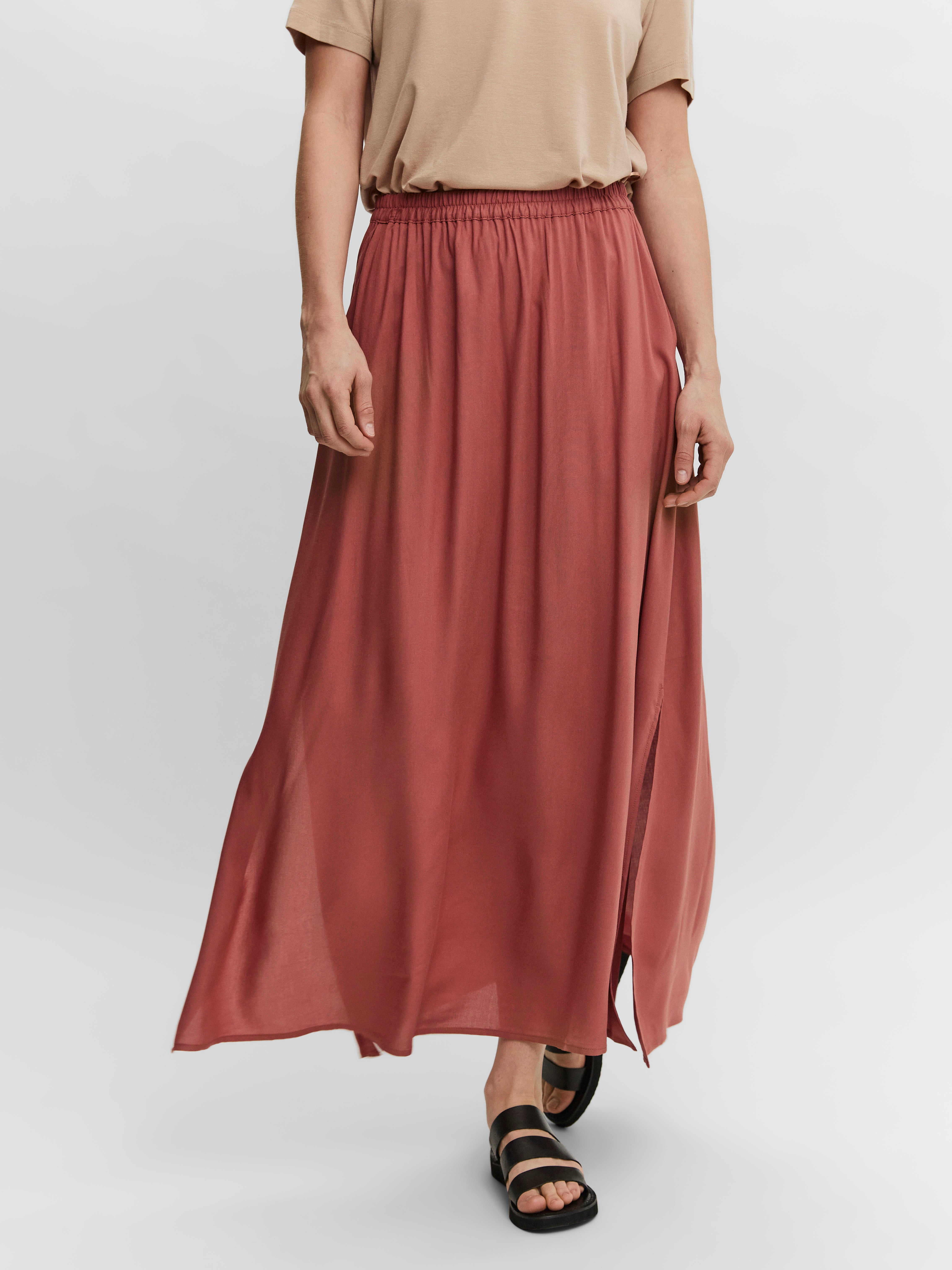 VMEASY Hohe Taille Langer Rock