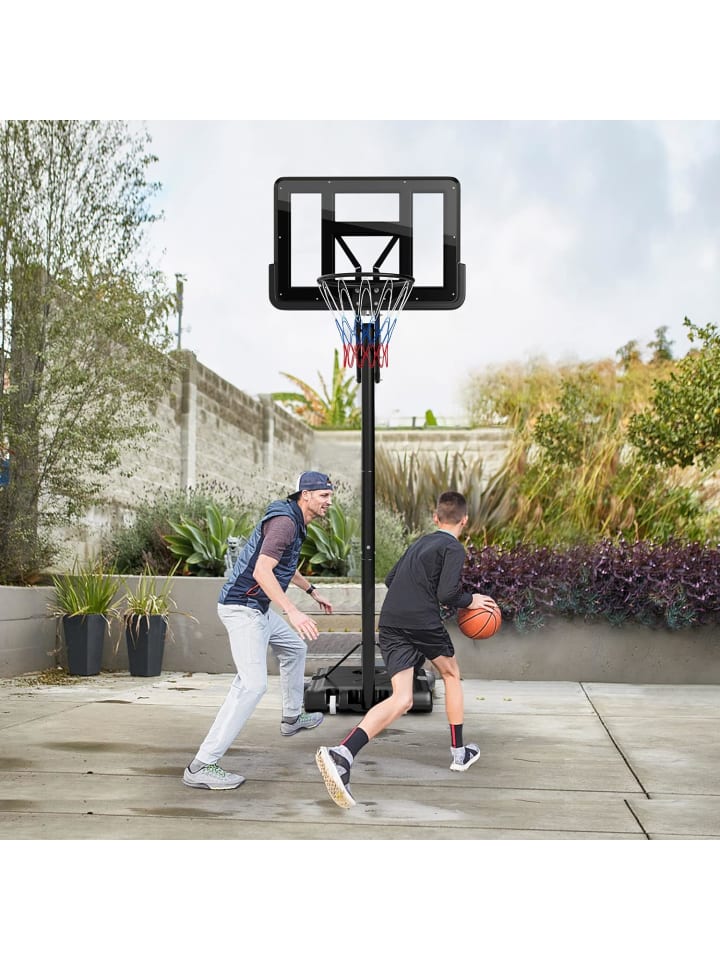 COSTWAY Basketballständer 245-305 cm höhenverstellbar in Schwarz günstig kaufen onesize