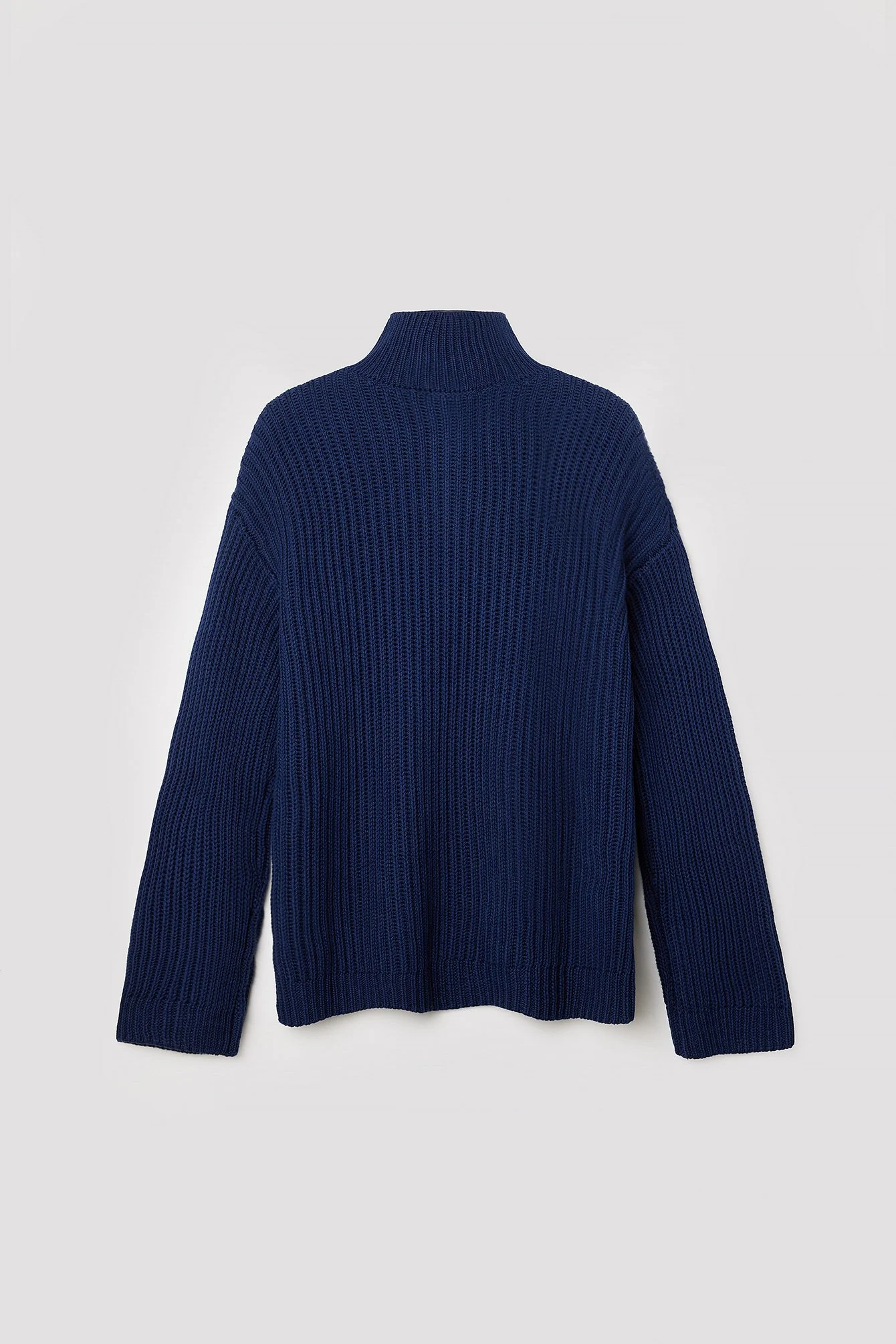 Reißverschluss vorne Strickpullover