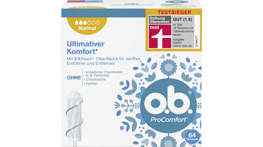 O.B. Tampons ProComfort Normal