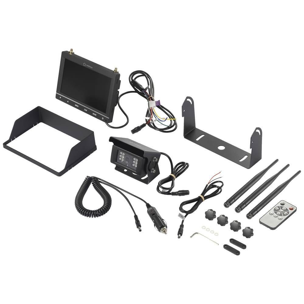 Renkforce Funk-Rückfahrvideosystem 2.4GHz Professional Rückfahrkamera (2 Kamera-Eingänge)