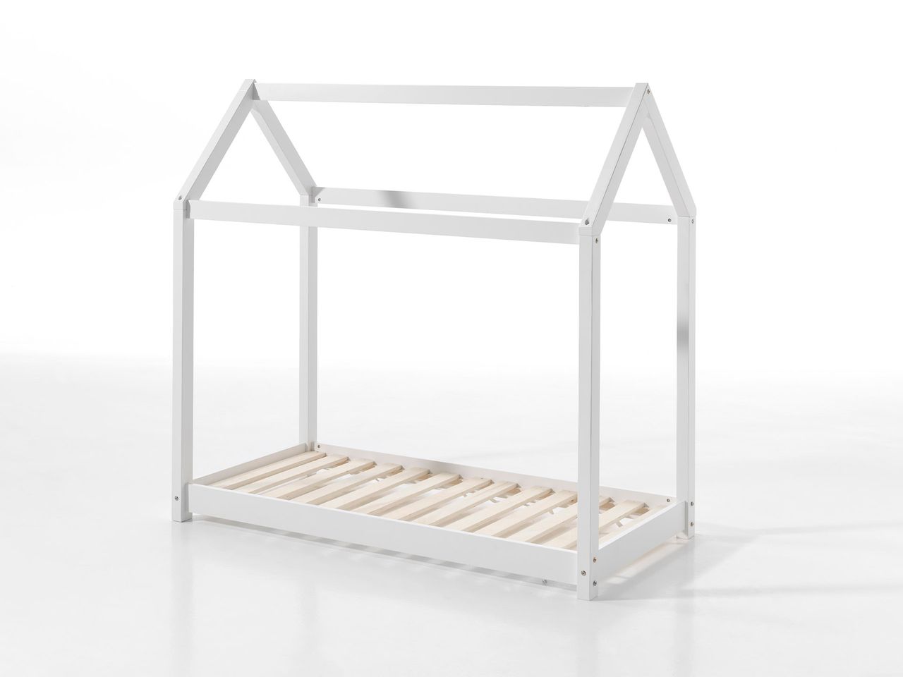 VIPACK Hausbett Liegefläche 70 x 140 cm weiß
