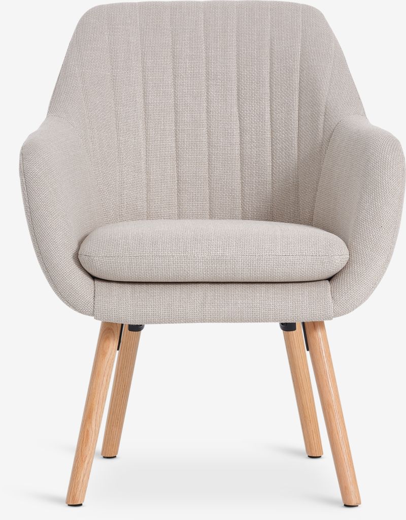 UDSBJERG lenestol UDSBJERG beige stoff/eik