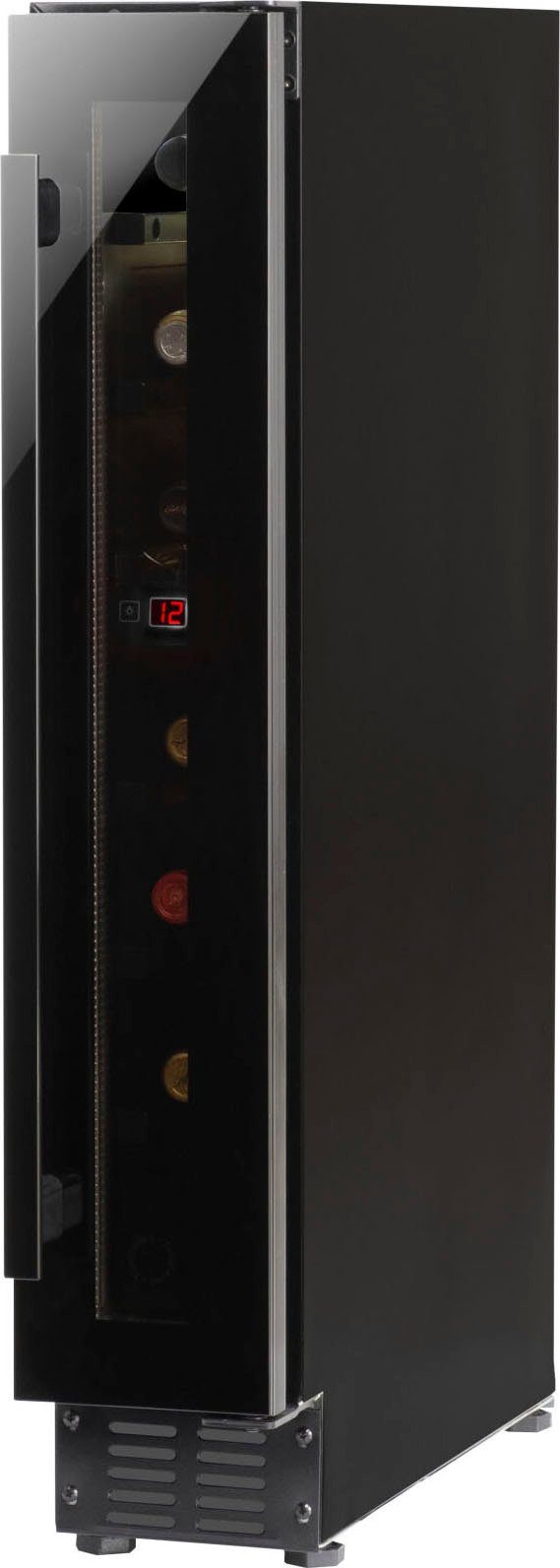 Amica Weinkühlschrank WK 341 100-1 S,für 7 Standardflaschen á 0,75l, Standkühlschrank
