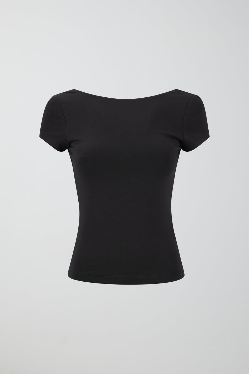 Soft touch low back top