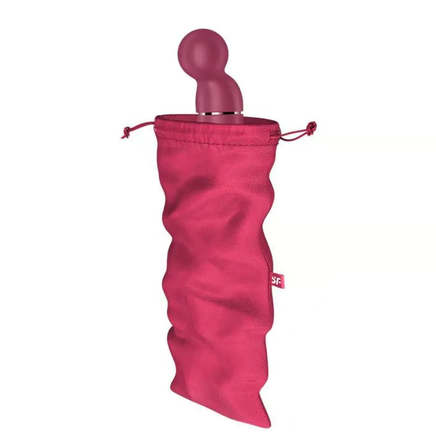 Satisfyer Treasure Bag XL lyserød opbevaringstaske til erotisk legetøj