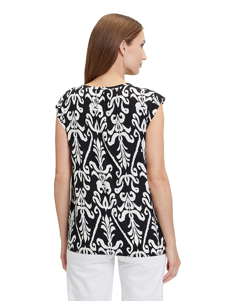 CARTOON Bluse in Weiß/ Schwarz günstig kaufen