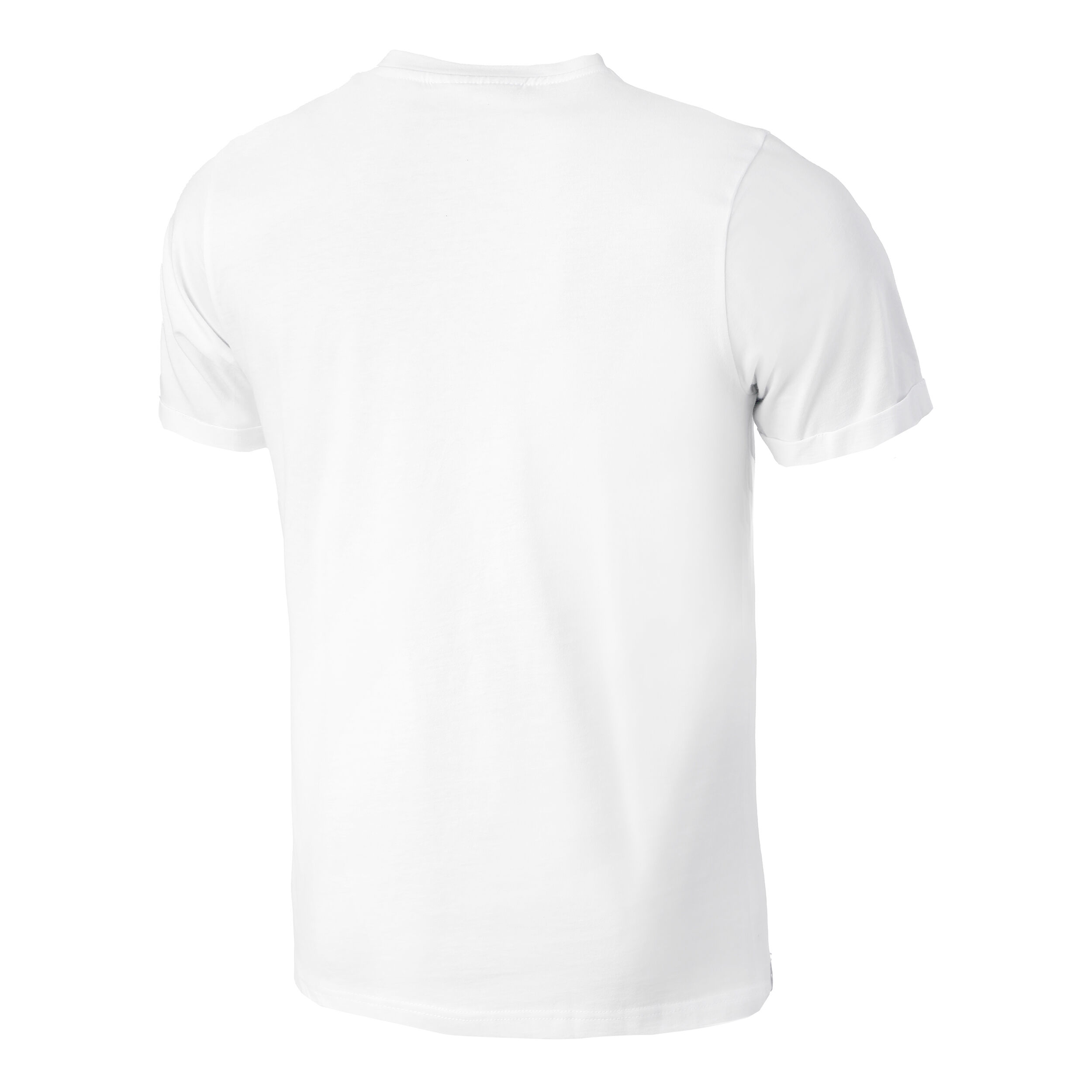 Ocean Block Stripe Receiver T-Shirt Herren - Weiß, Blau