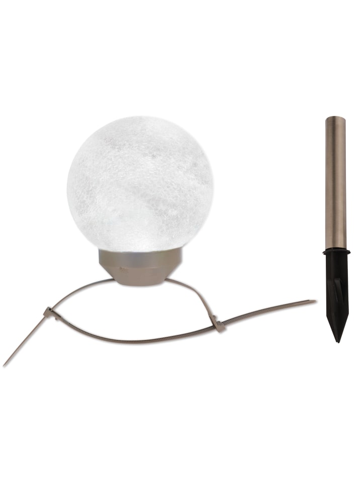 näve LED Solarleuchte in weiß - (L)15 cm x (B)15 cm x (H)18 cm günstig kaufen onesize