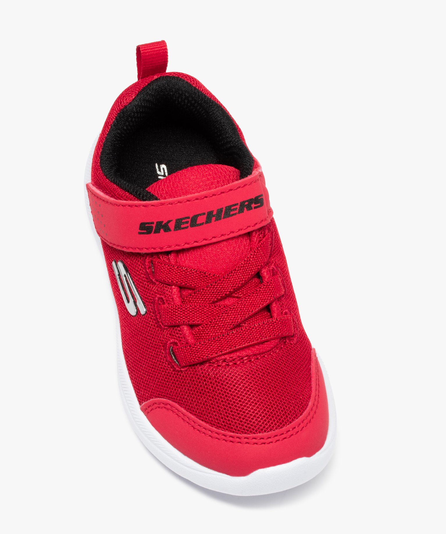 Baskets Garçon unies en mesh – Skechers Mini Wanderer rouge | GEMO